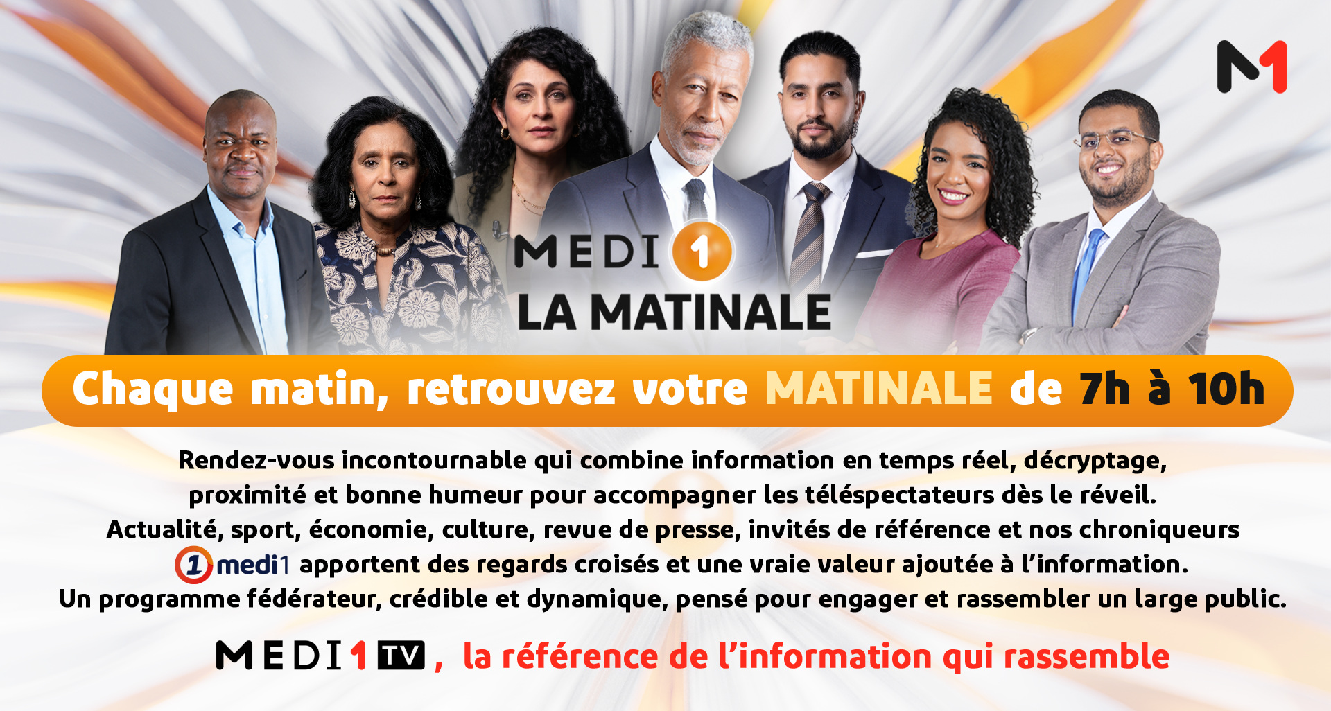 Medi1 TV, la référence de l’information qui rassemble